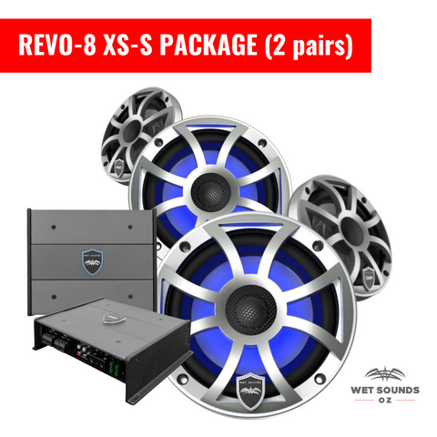 Wet Sounds REVO 8 XS-S Package (2 Pairs)