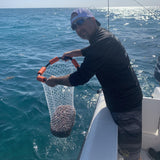 The ChummyHoop - Collapsible Self-Cleaning Chum Hoop