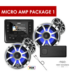 Wet Sounds MC-2, REVO 6 & STX MICRO-4 Amplifier Package