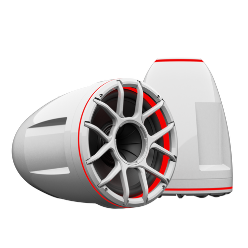 REV 10 HD White Wet Sounds REV HD Series 10" White Tower Speakers