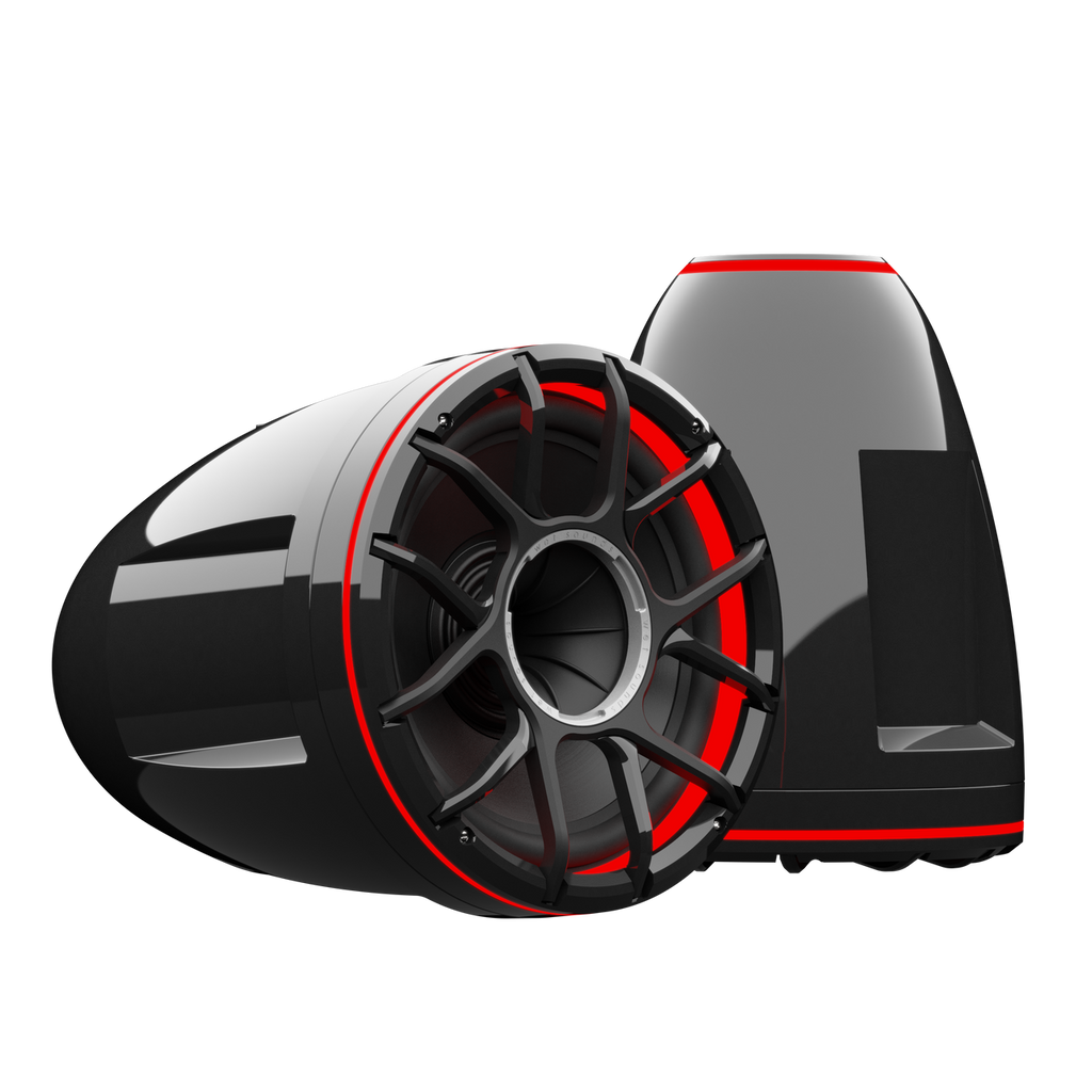 REV 10 HD Black Wet Sounds REV HD Series 10" Black Tower Speakers