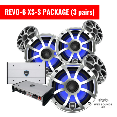 Wet Sounds REVO 6 XS-S Package (3 Pairs)