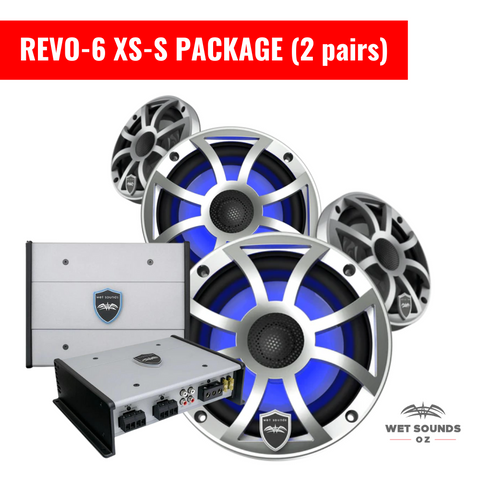 Wet Sounds REVO 6 XS-S Package (2 Pairs)