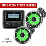 Wet Sounds MC-5 & RECON 6" (2 Pairs) Package