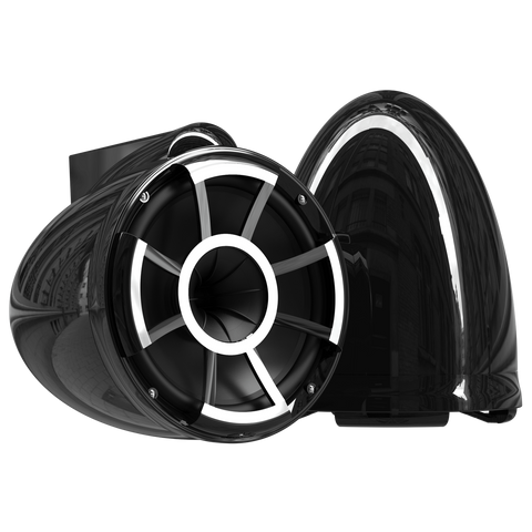 REV10™ Black V2 | Wet Sounds Revolution Series 10" Black Tower Speakers